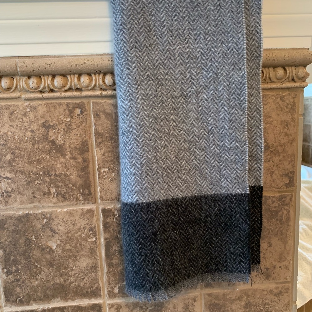 100% cashmere scarf. Andrew Stewart.